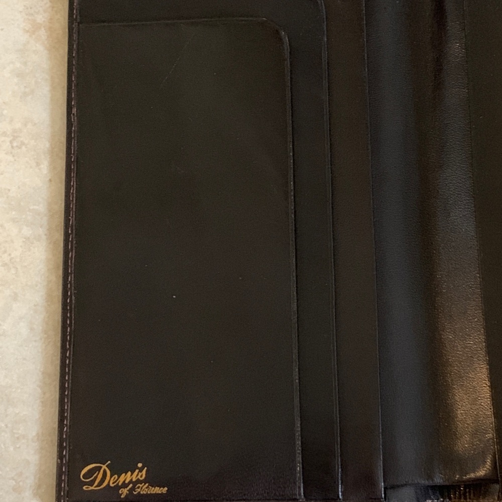Vtg Retro “Denis of Florence” Genuine calf skin leather wallet made in Italy - Picture 11 of 15